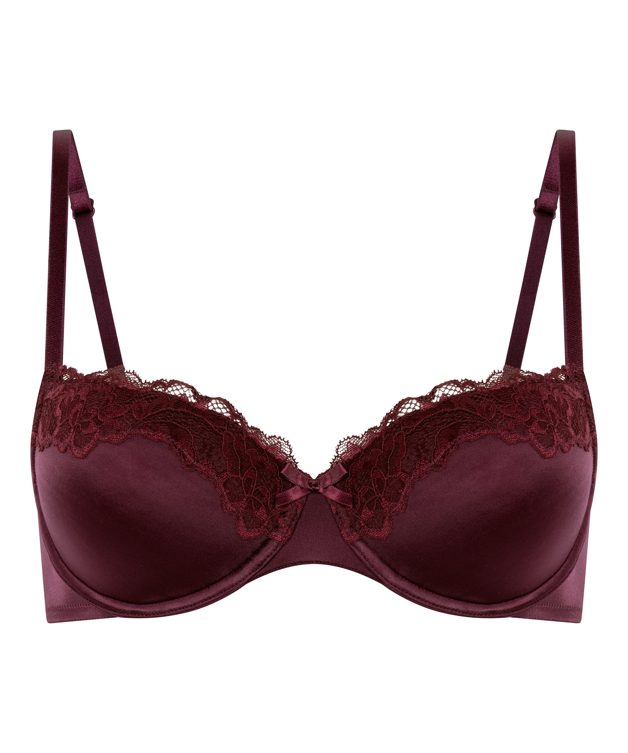 Polstret spile-BH Lace & Shine, Lilla, main