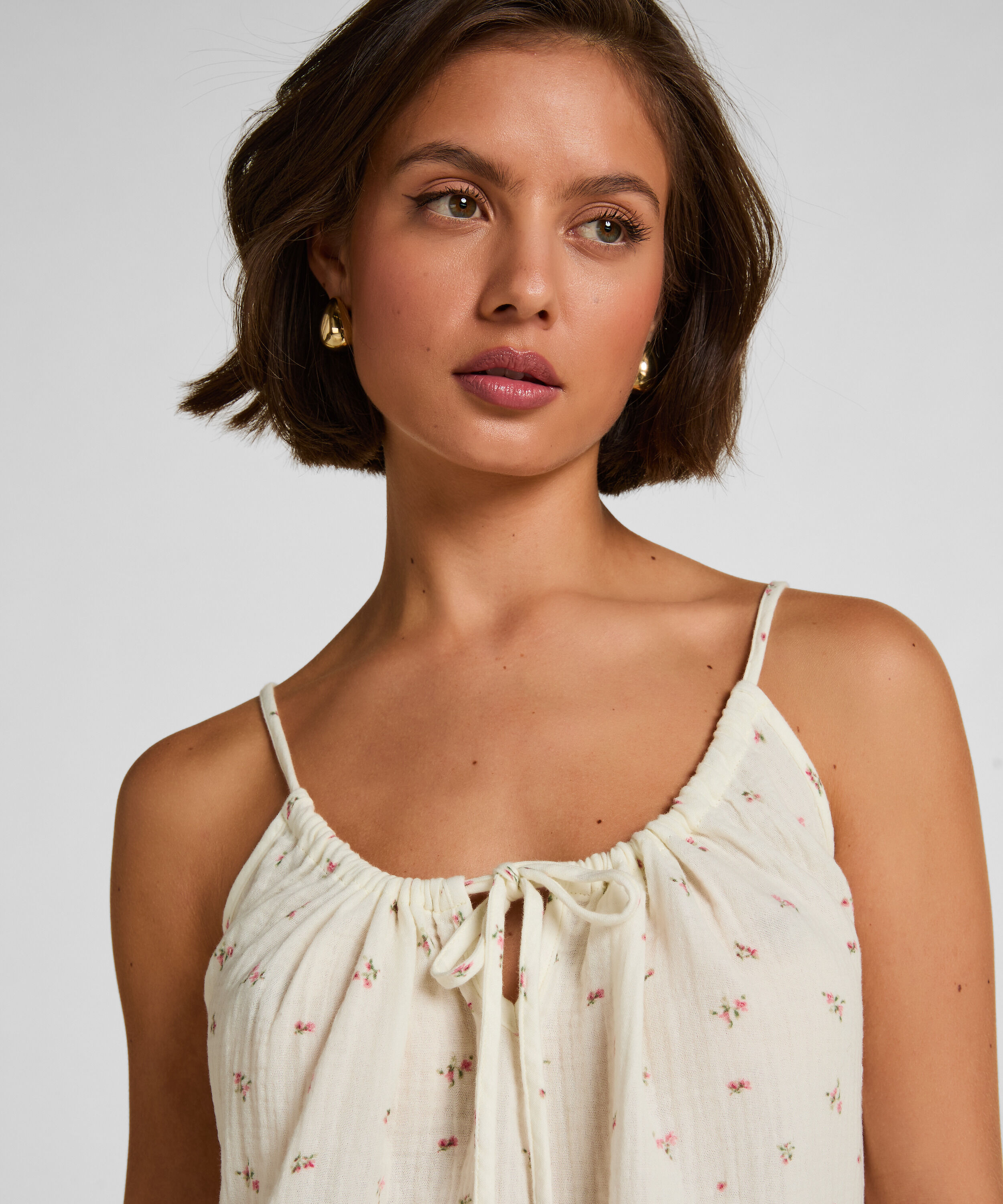 Muslin underkjole, Hvit Muslin underkjole, Hvit