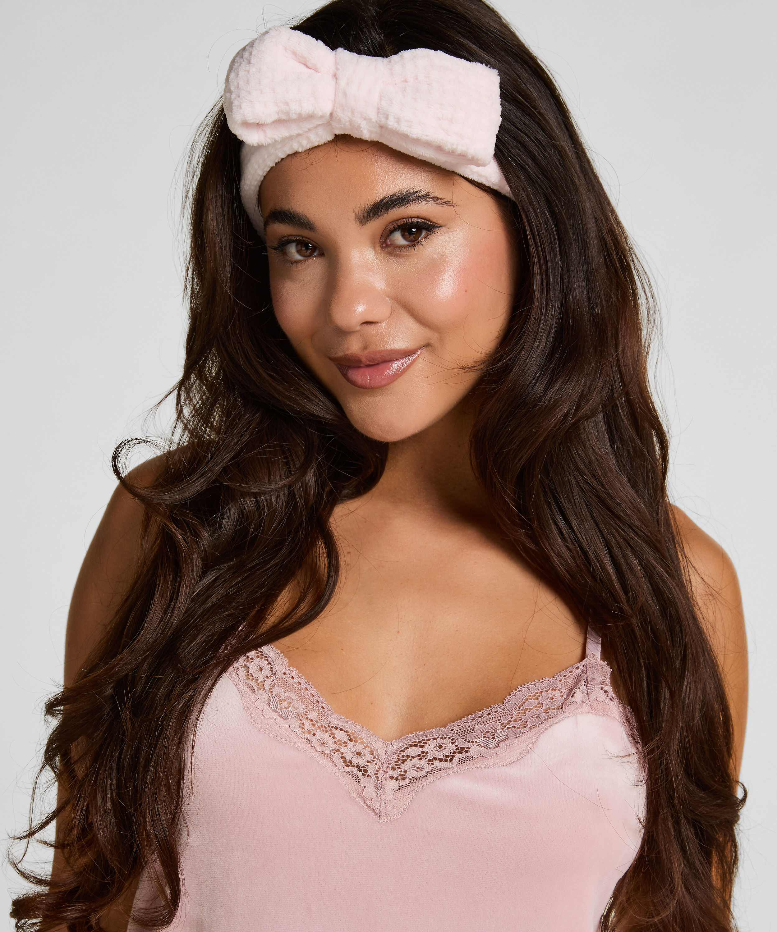 Hårbånd og scrunchie, Rosa