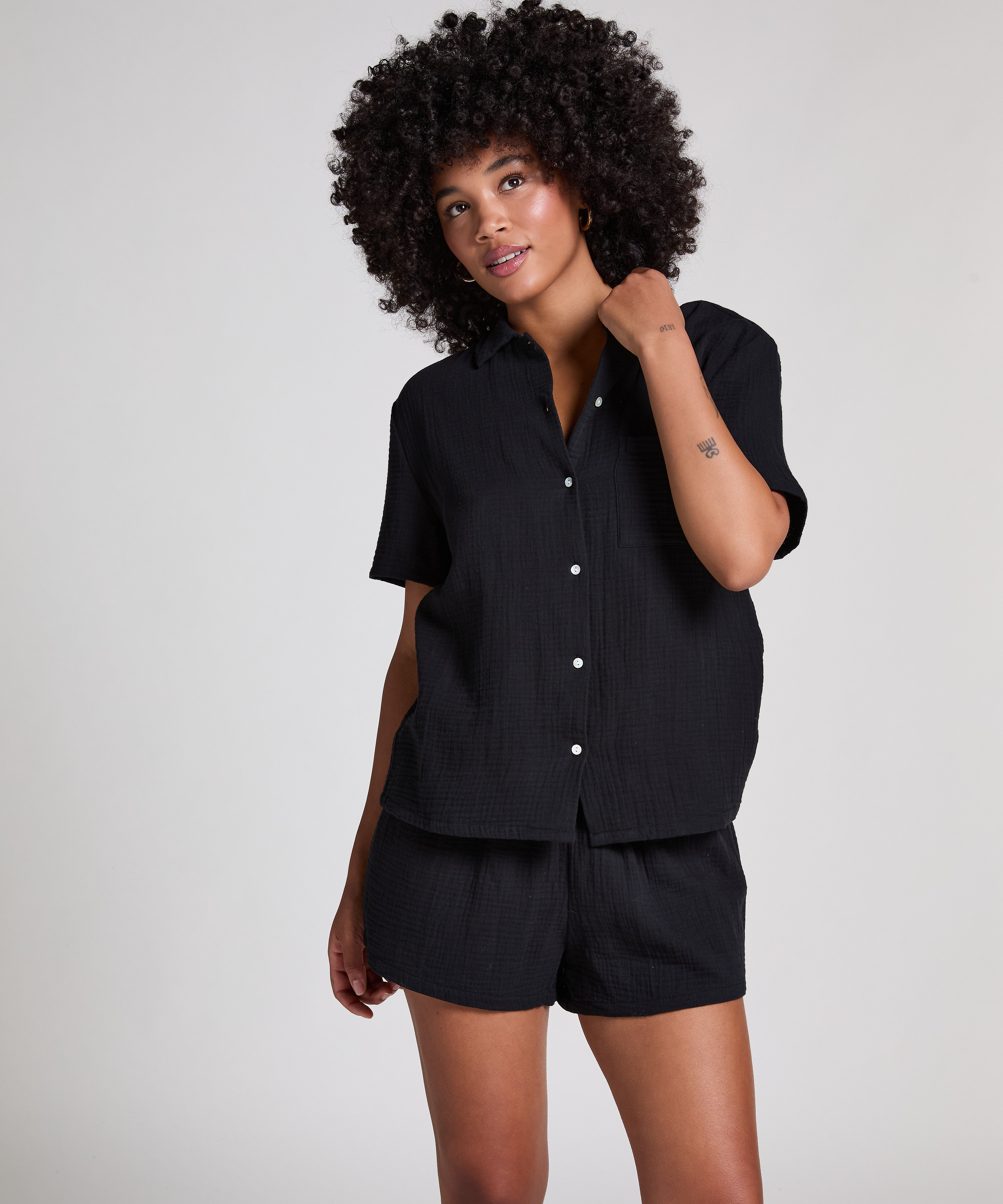 Muslin-jakke, Svart, main