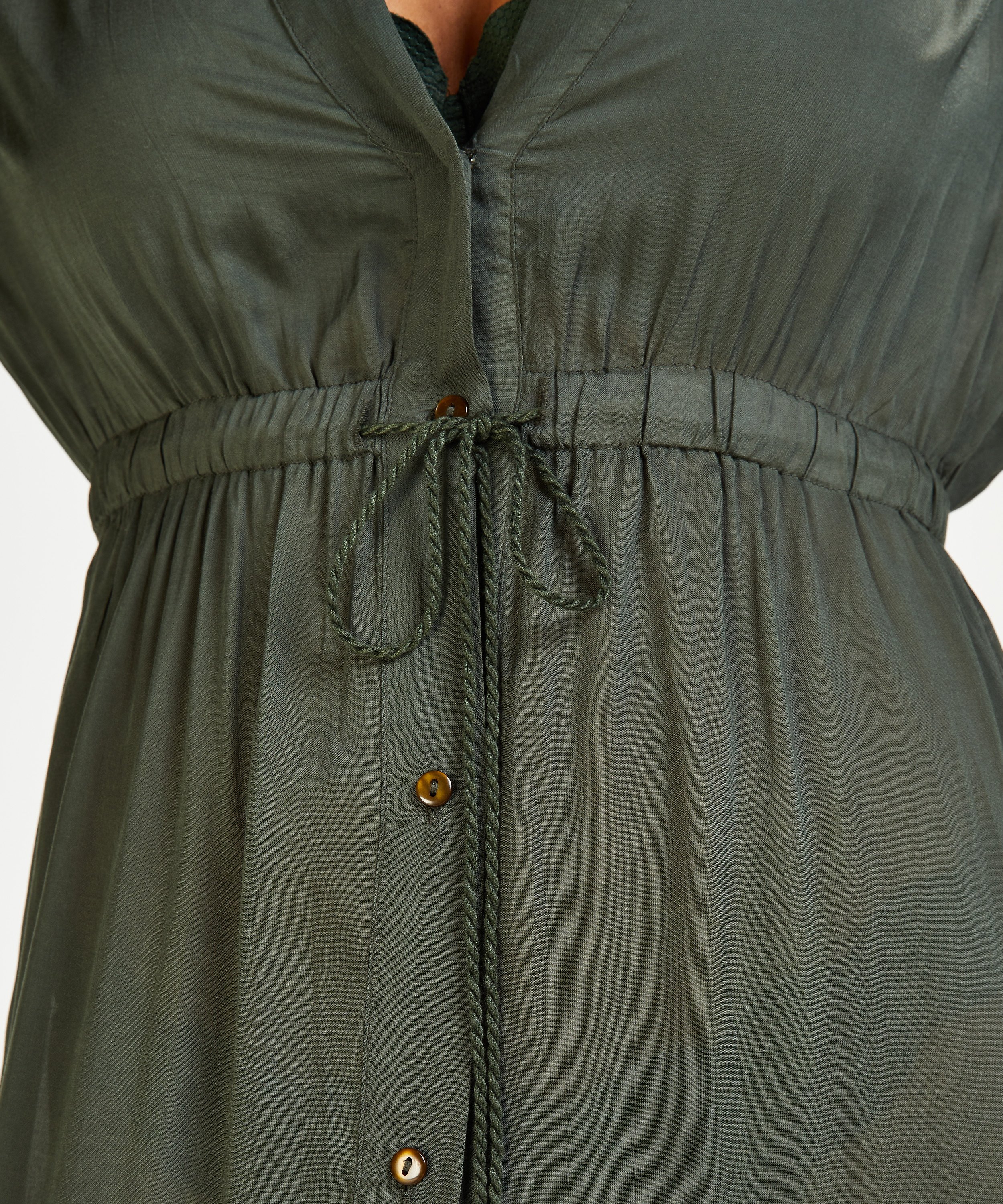 Flowing strandkjole, Gr&oslash;nn, main