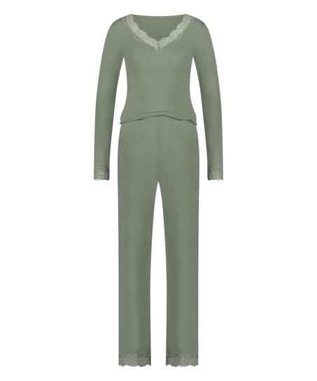 Pyjamasett, Grønn
