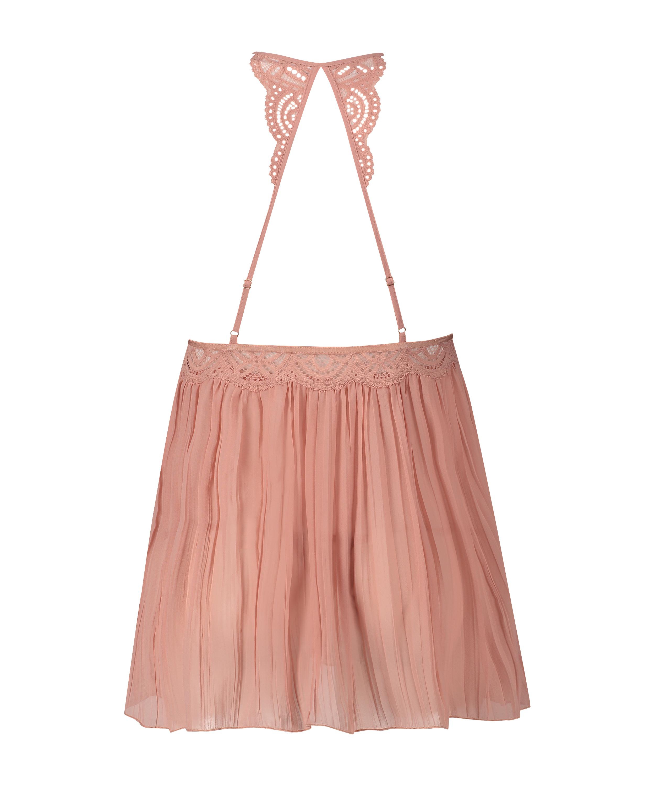 Chiffon babydoll, Beige, main