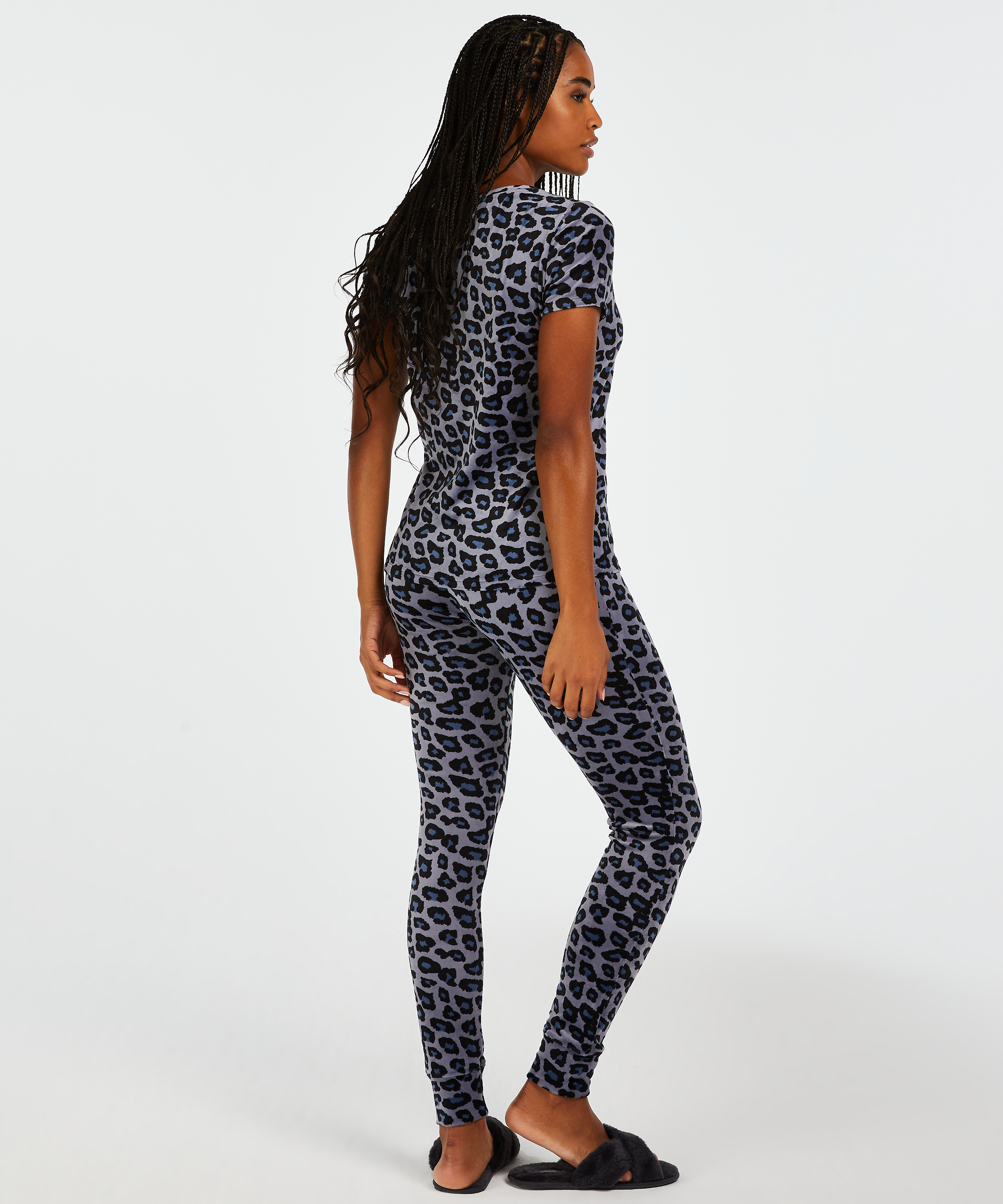 Velvet leggings, Gr&aring;, main