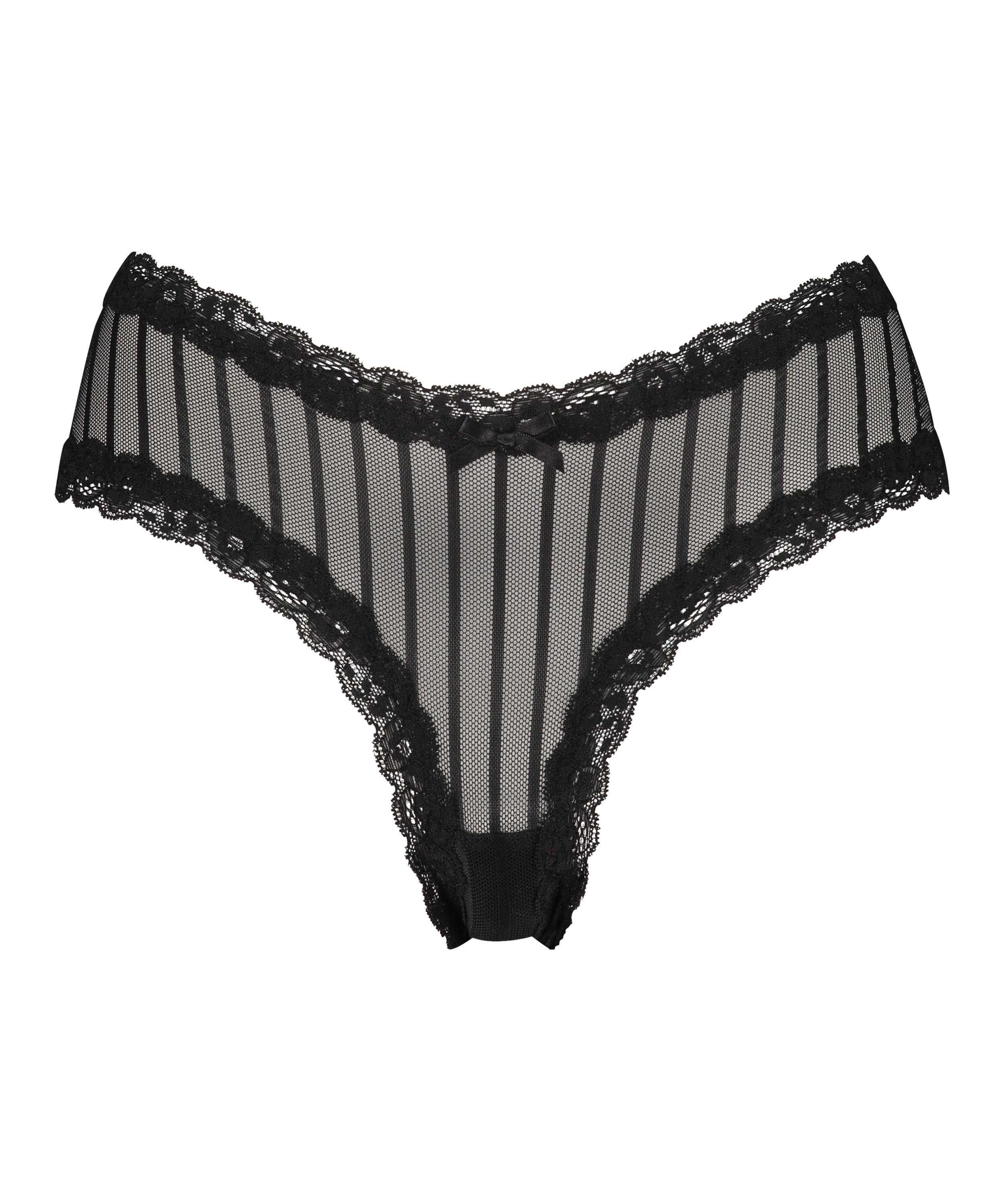 Brasiliansk truse V-shape Mesh, Svart, main