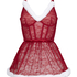 Wired slipdress Sexy Santa, Rød