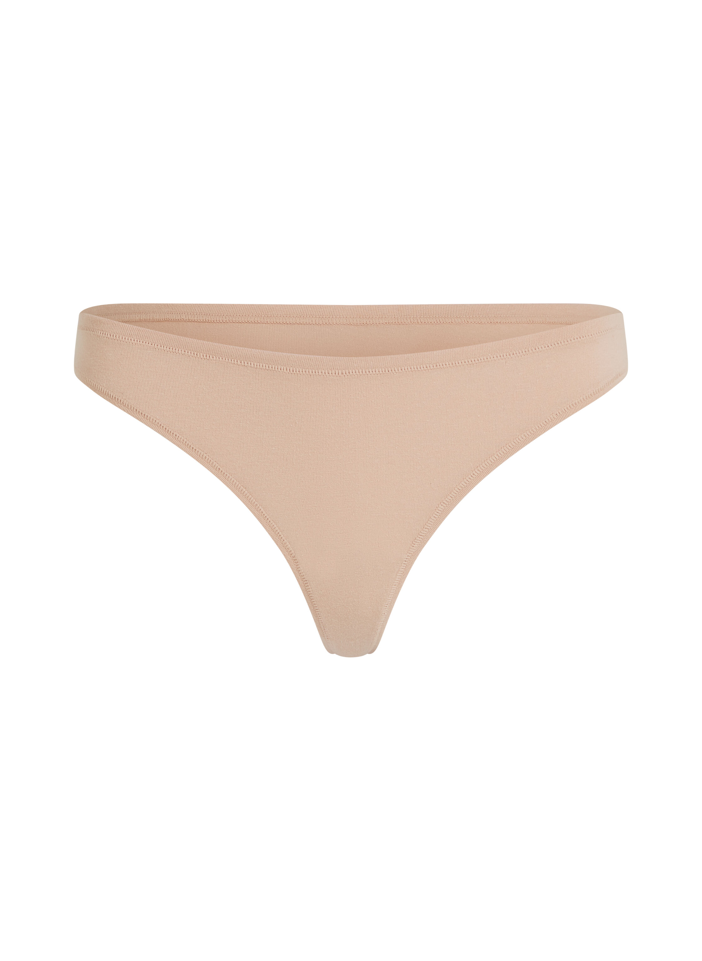 Usynlig Kira G-strengtruse, Beige