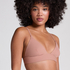 Triangle Bralette Smooth, Brun