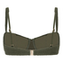 Cairo Upolstret bikinitopp med bøyle, Grønn