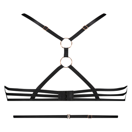 Dahlia spile-BH uten polstring, Svart