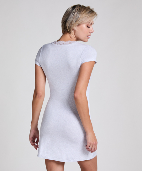 Nattskjorte Jersey, Grå