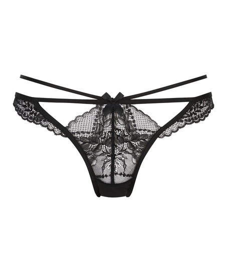Lauren thong, Svart