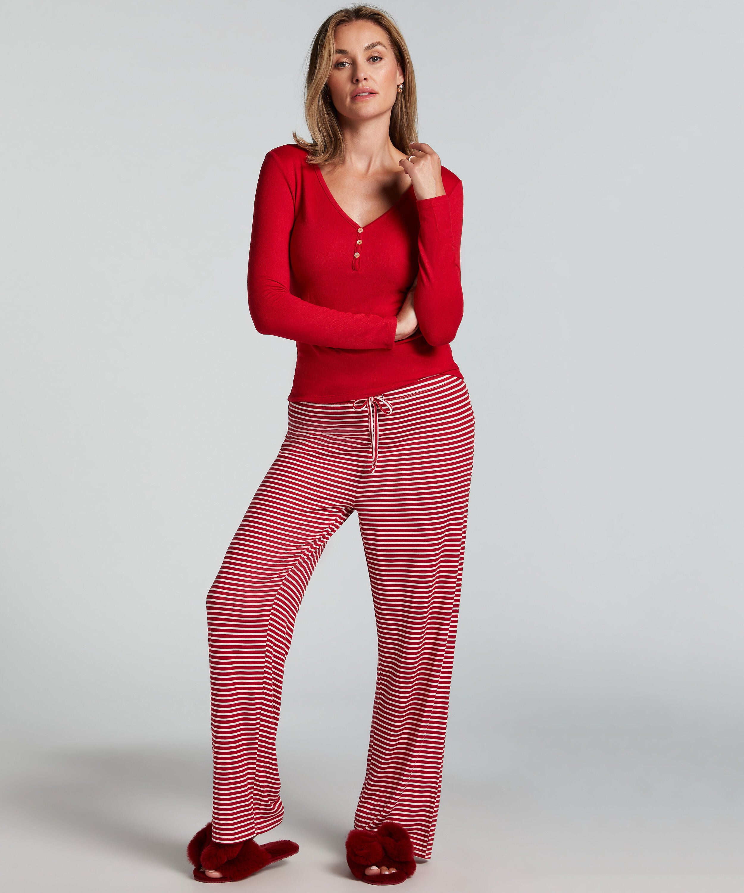 Pyjamasett, Rød