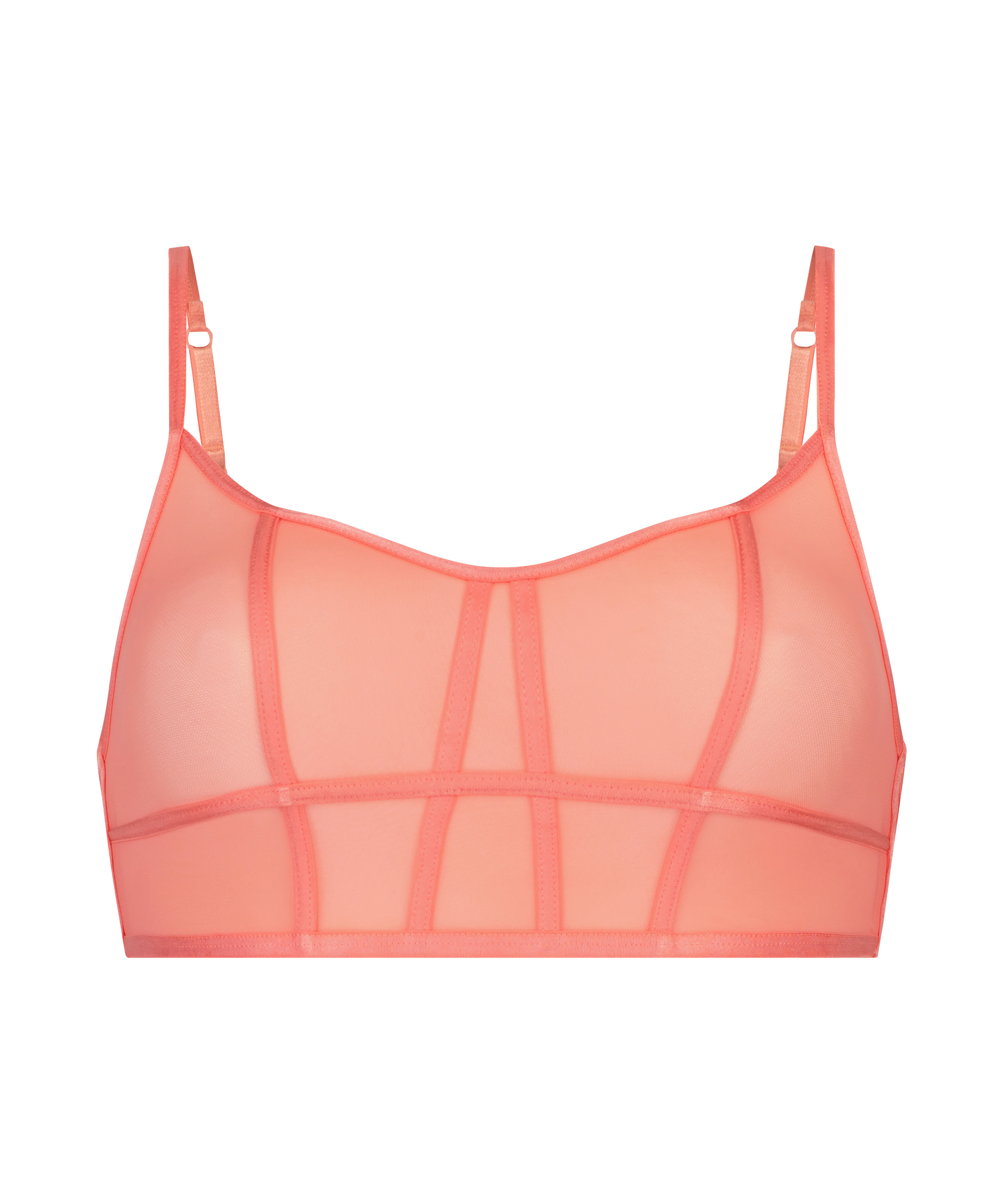 Bralette longline Sexy Mesh, Oransje, main